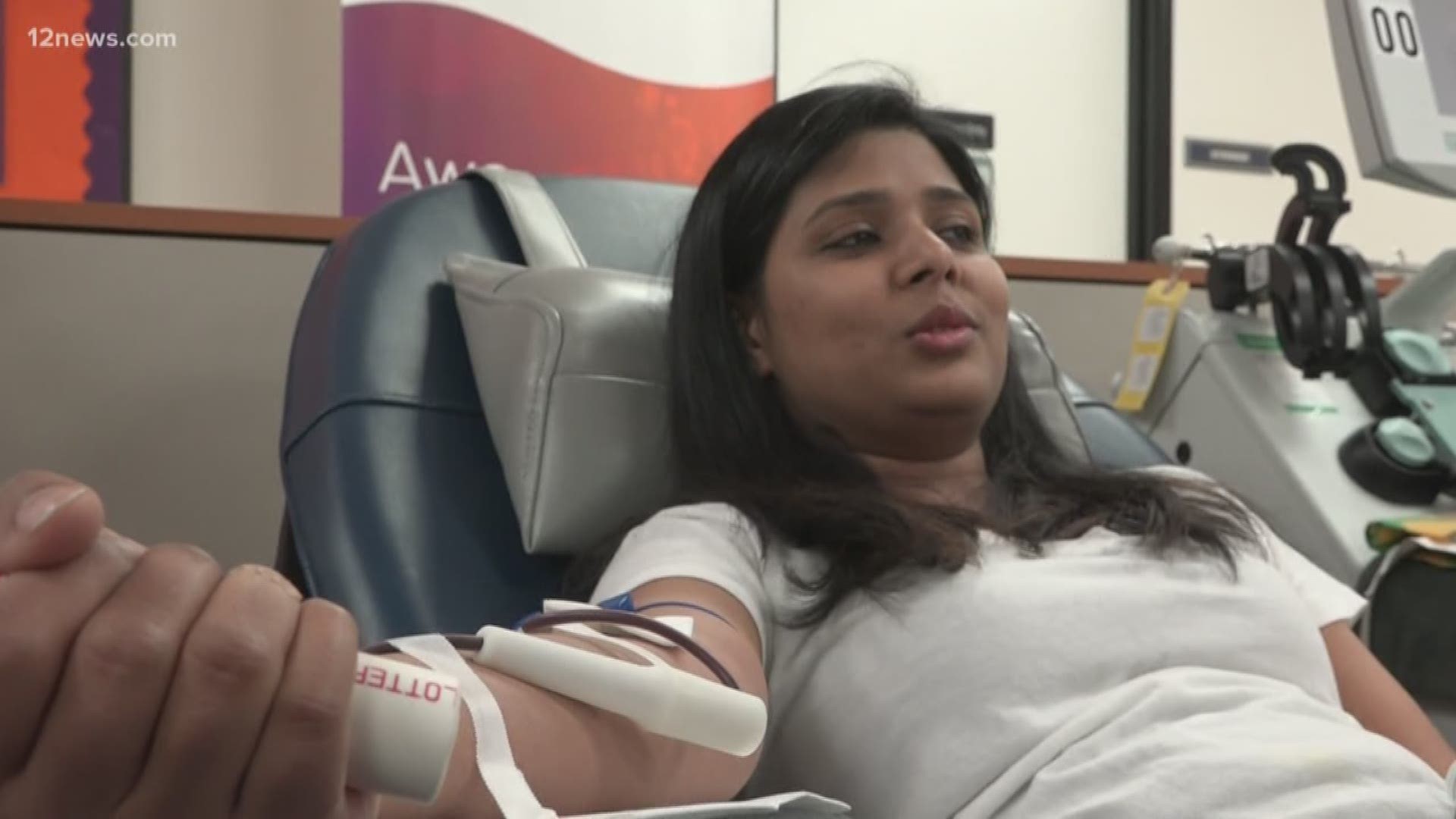 Today, Kshama Chandan donated blood for the first time for a very special, very specific reason. Doctors are desperately searching for one of the world's rarest blood types in order to save a two-year-old girl in Florida battling cancer. Kshama may be a match for the little girl.