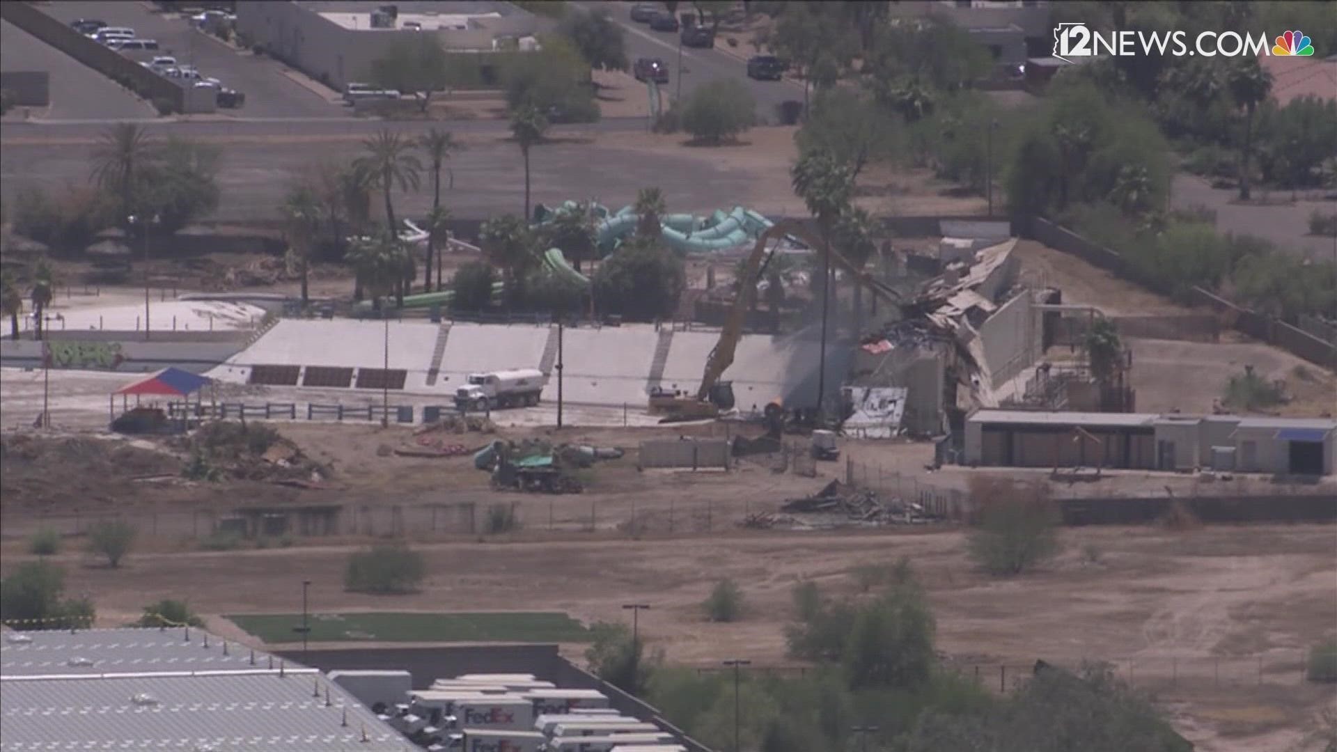 It's the end of an era in the Valley. Big Surf water park has officially been destroyed after it was sold to a California-based commercial real estate group.