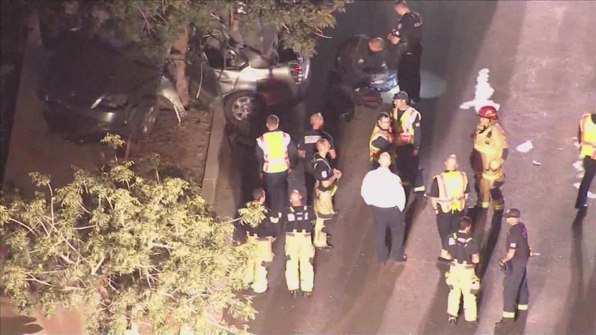 Surprise police say the single-vehicle crash happened near 151st Avenue and Paradise Lane.