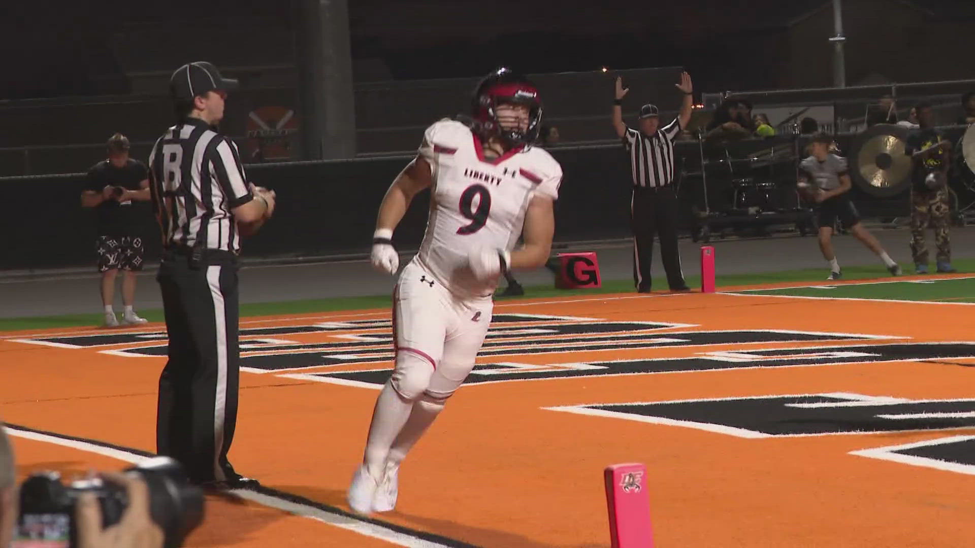 Liberty, the reigning Open Division champions, opened the 2024 season with a 22-0 win over Desert Edge. Watch the highlights in the video above.