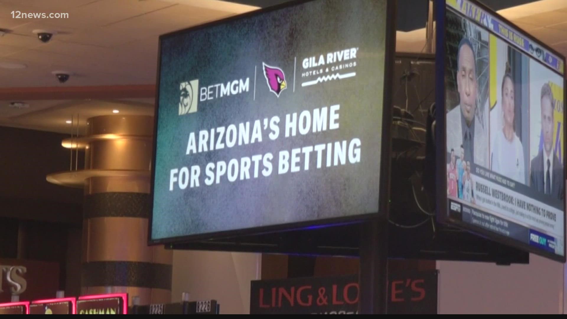 Sports betting is officially legal in Arizona and kicks off September 9.