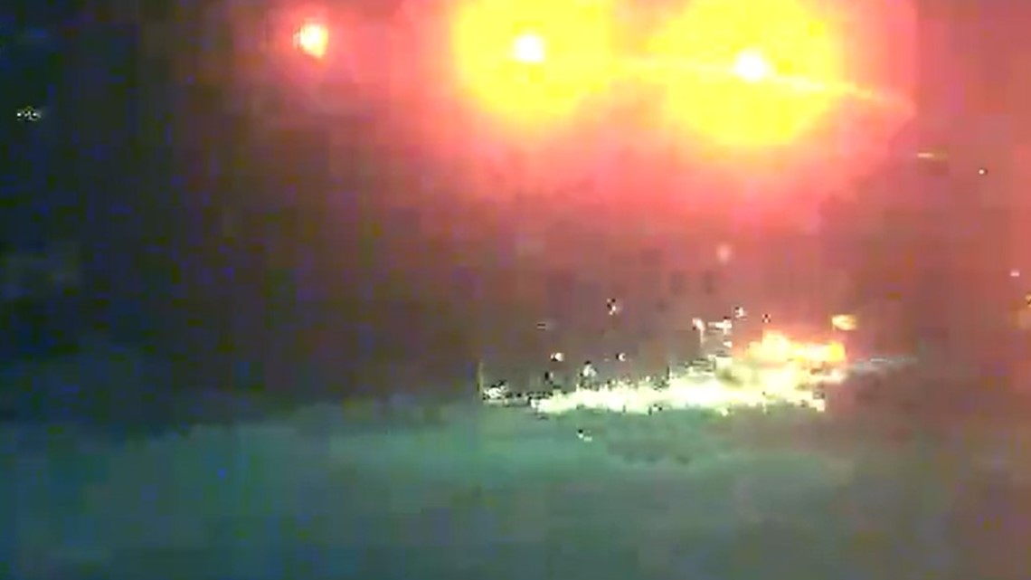 Driver going 120mph through red light caught on traffic camera