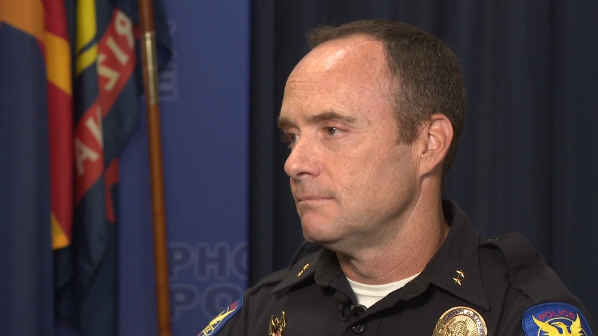 The commander says that while there has been some progress, he also shares that there is more to be done than what the police department has capacity to do.