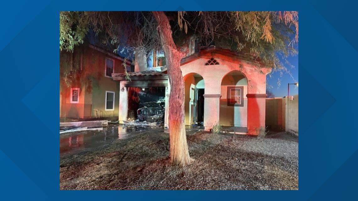 Family dog rescued from house fire in Arizona