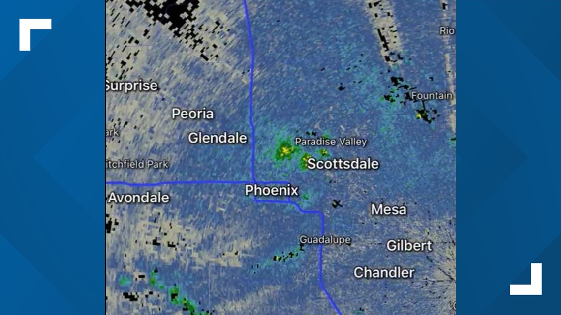 Kelelawar tertangkap di radar cuaca Phoenix
