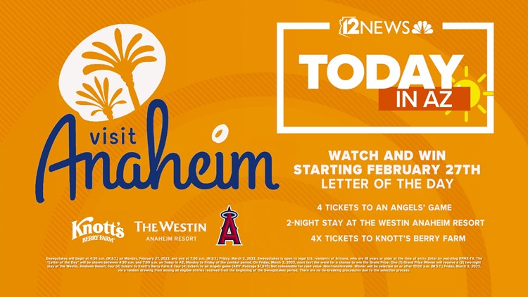Watch and win a trip to Anaheim