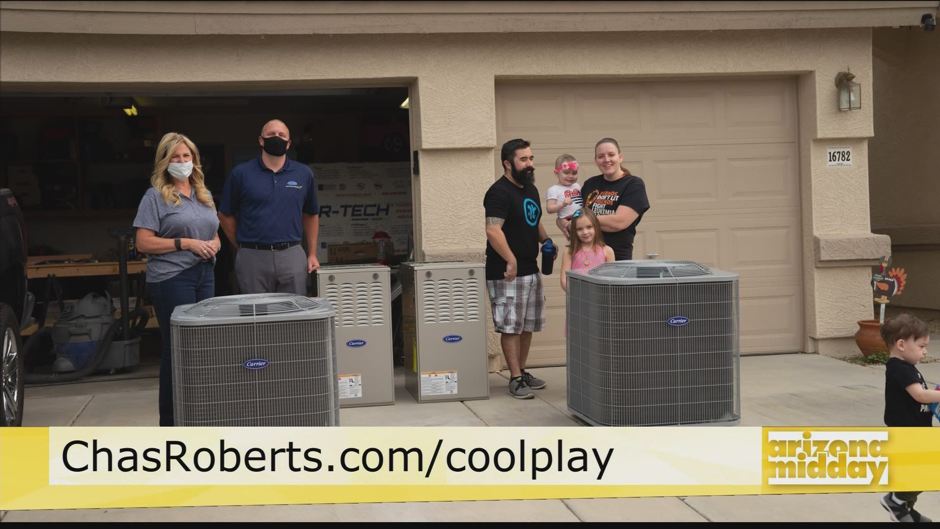 Roberta Roberts Shank gives us the lowdown on how to enter to win a brand new air conditioner from Chas Roberts AC & Plumbing.