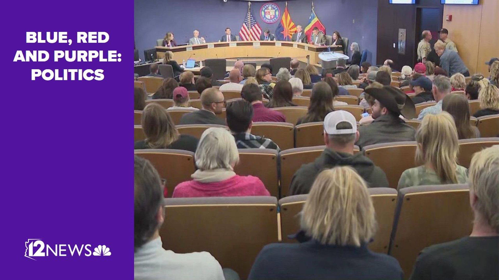 A unanimous vote by Maricopa County Board of Supervisors certified the most recent election votes. Dozens of protestors claim this certification to be unjust.