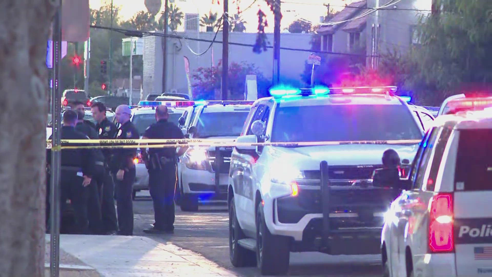 Several Phoenix police units are on scene of an investigation in south Phoenix.