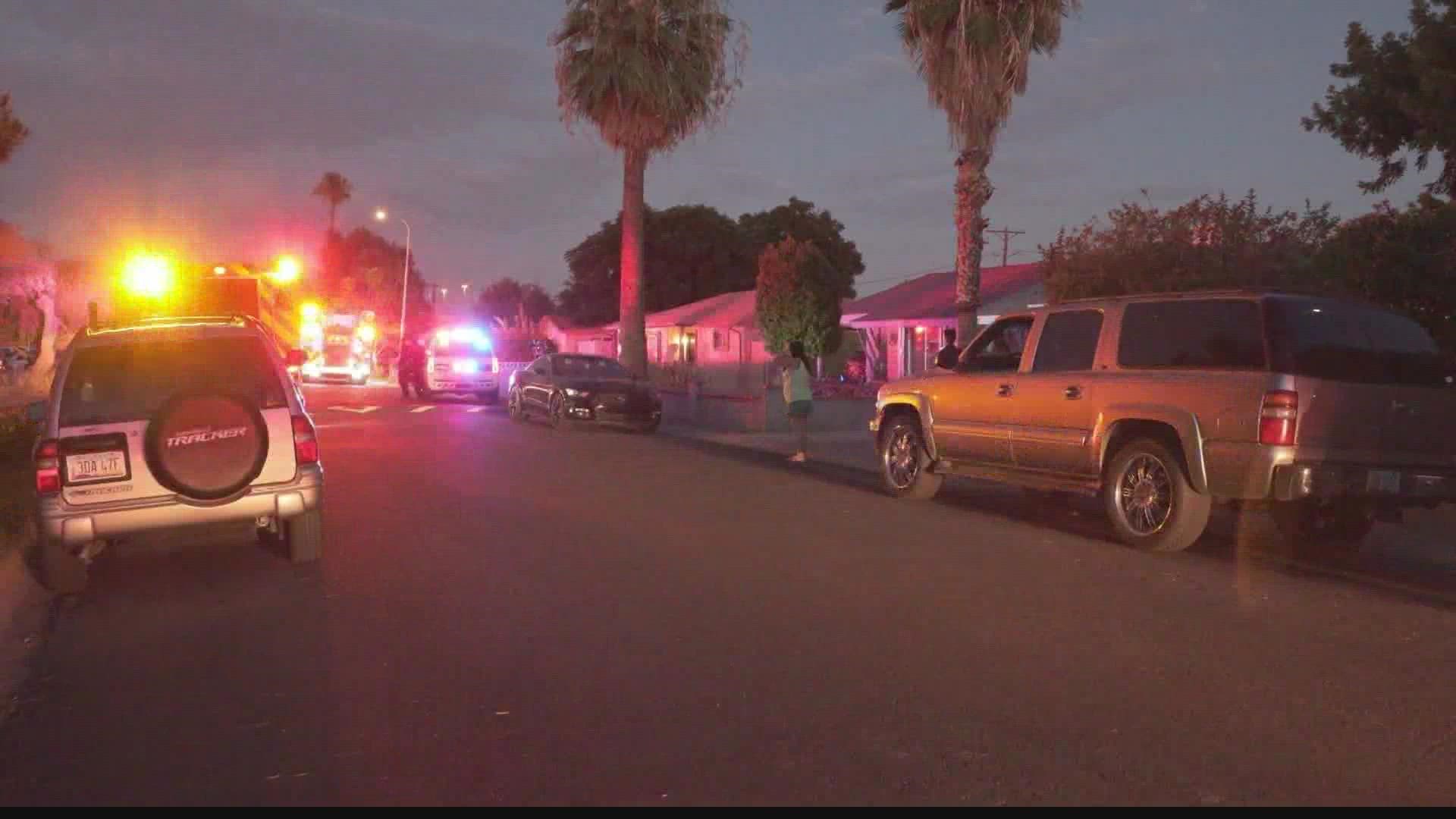 Phoenix police say the incident started after the two men got into a heated argument near 27th Avenue and Bethany Home Road.