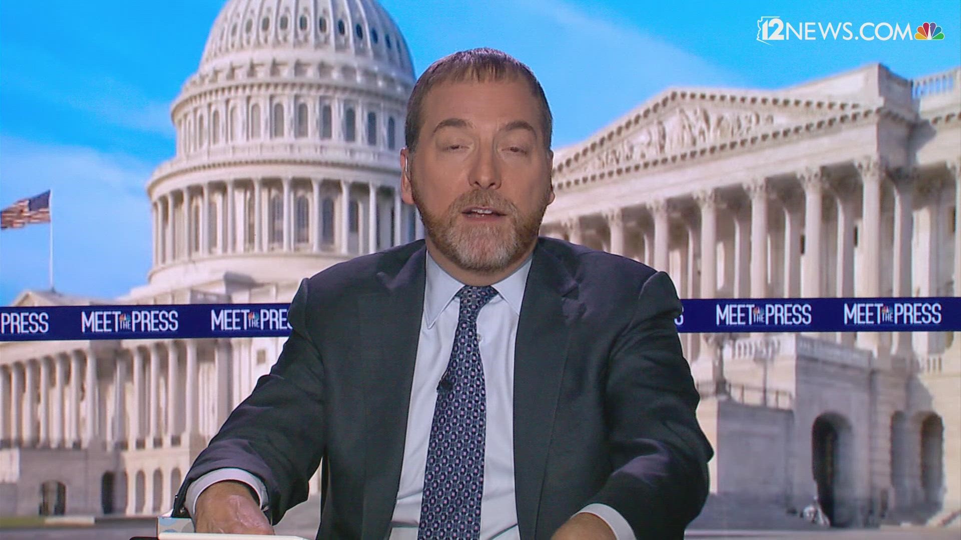 12News' Brahm Resnik asked 'Meet the Press' moderator Chuck Todd how the Arizona Republican Party's censure of Sen. John McCain in 2014 compares to the state Democra