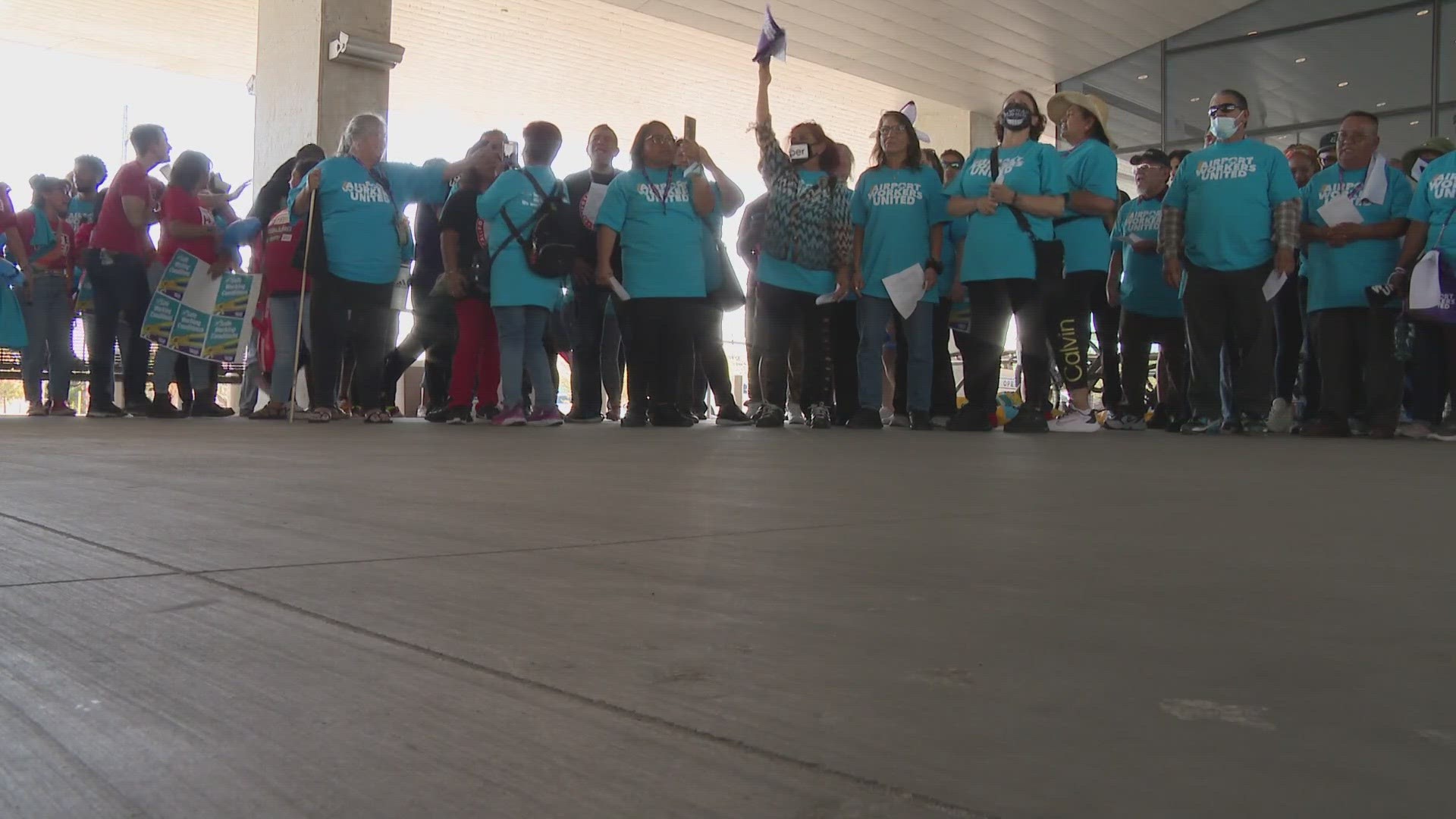 Workers say they've done too much for too long. The airport workers want this year's FAA reauthorization bill to include provisions for healthcare, PTO and more.
