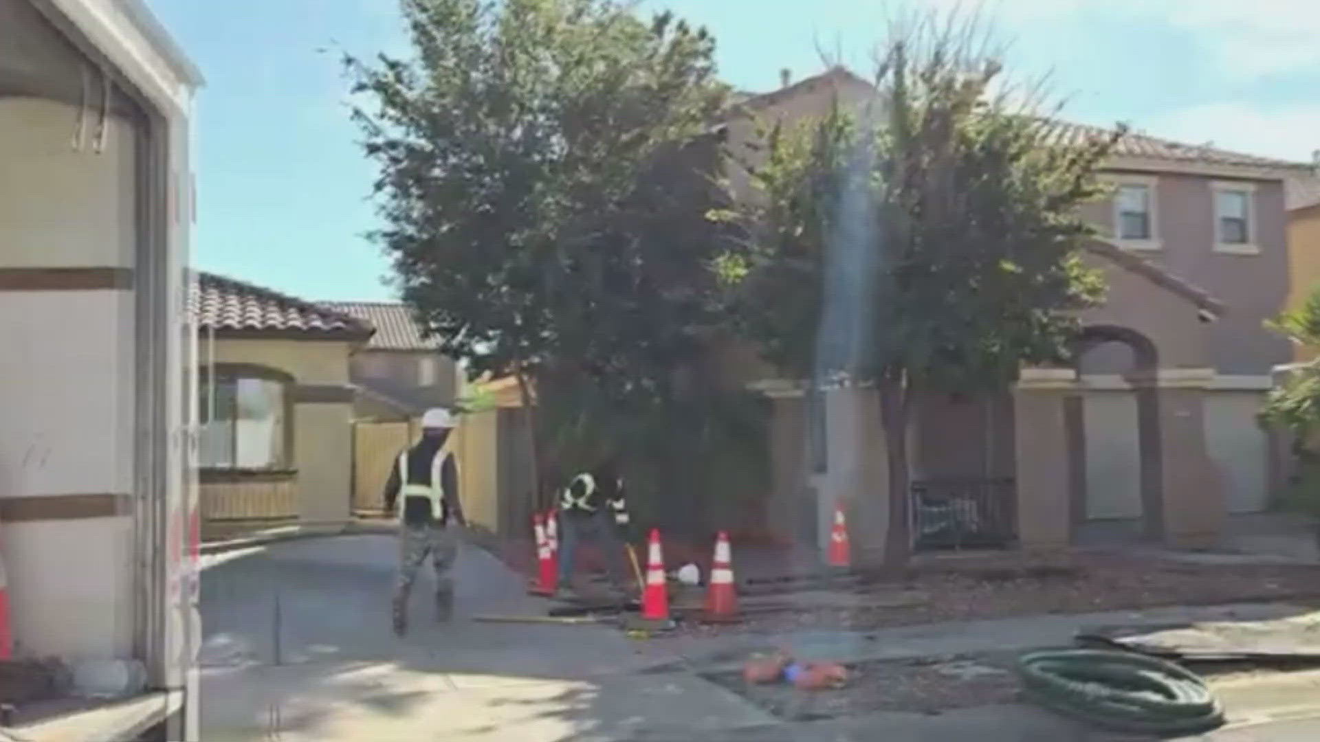 A Gilbert family has been displaced for weeks after the flooding.