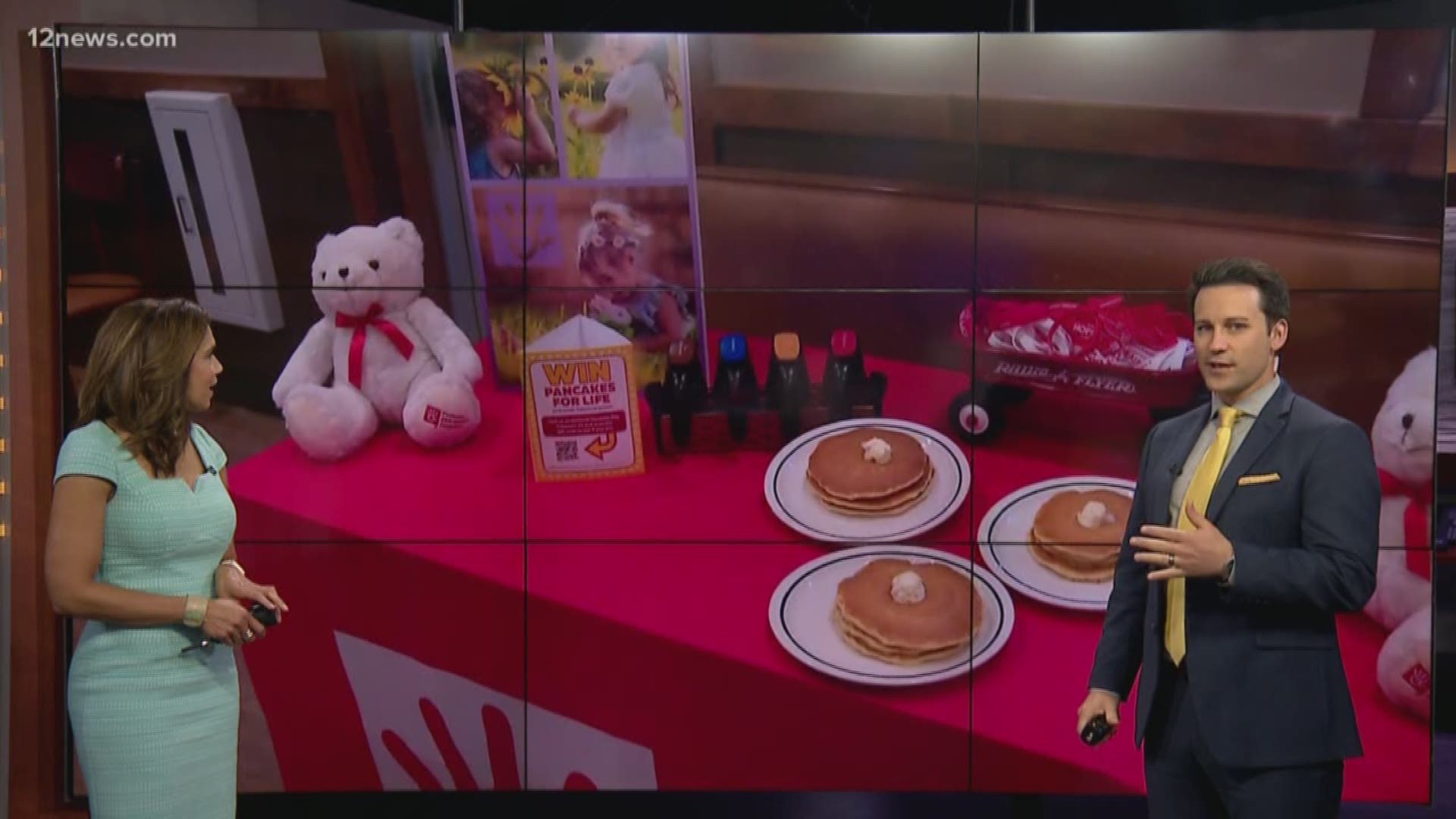 The deal is being given away by IHOP for National Pancake Day.