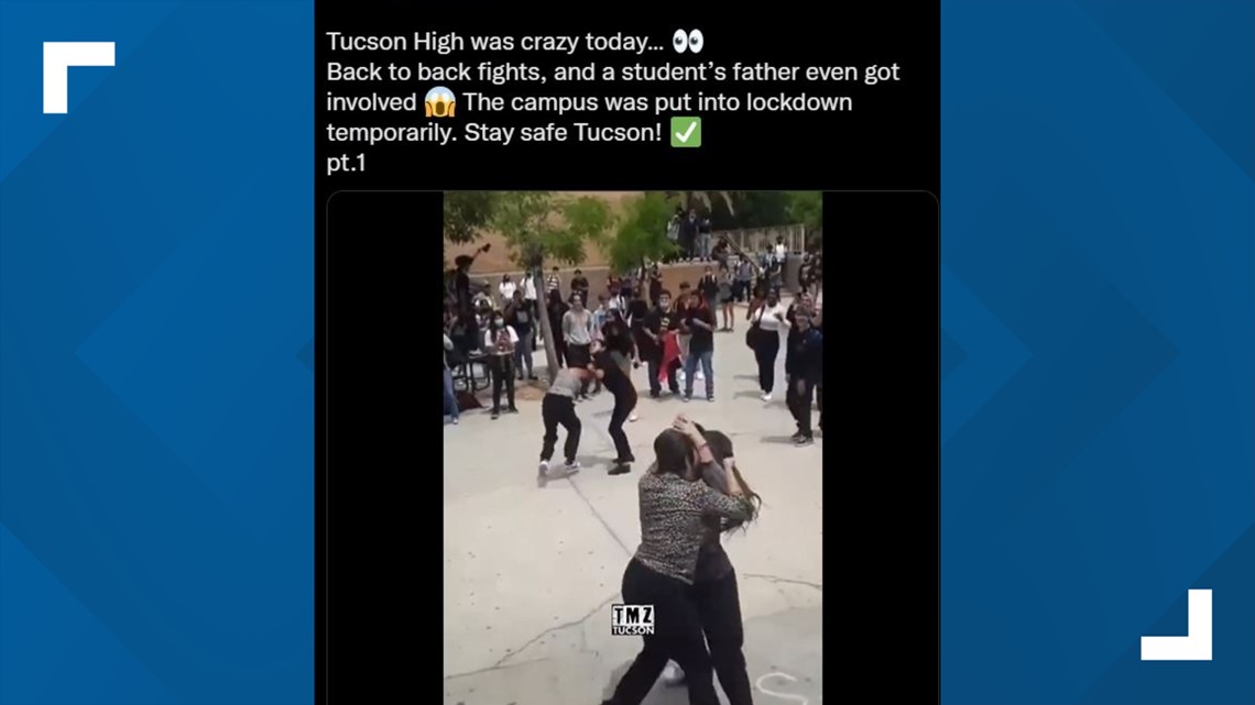 Video captures students involved in fight at Tucson High School