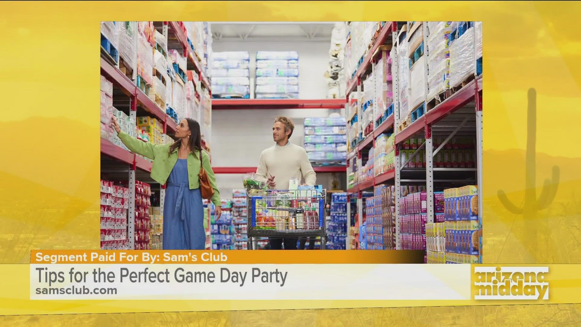 Sam's Club makes it easy to host for the big game! 