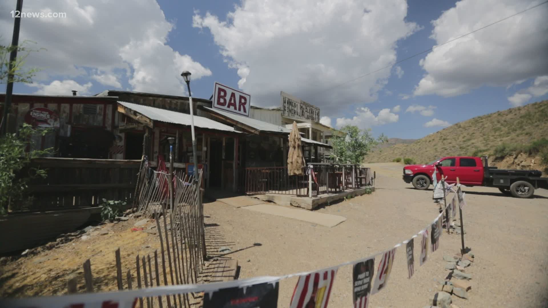 A ghost town 90 minutes north of the Valley is for sale if you have enough money. The Town of Cleator has a bar and yacht club and it can be yours for $1.25 million.