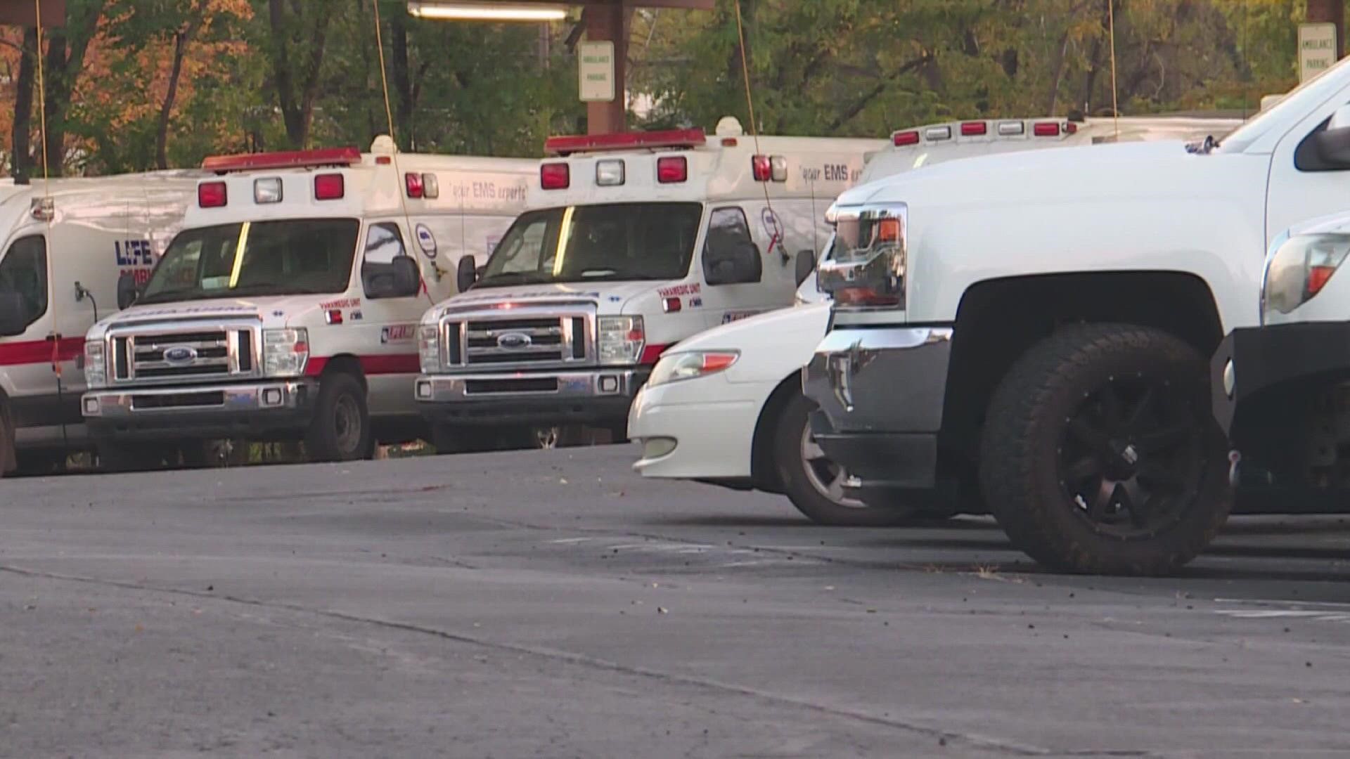 CAFMA has been critical of AMR's response times, claiming they've transported patients themselves, because AMR's ambulances are not available.