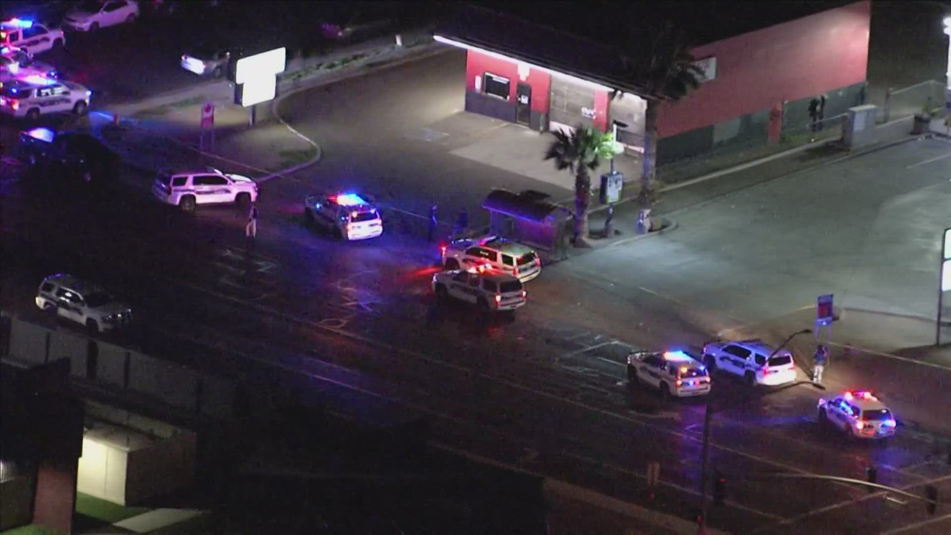 Phoenix police said a suspect is in custody after the shooting near 67th Avenue and Camelback Road Tuesday evening.
