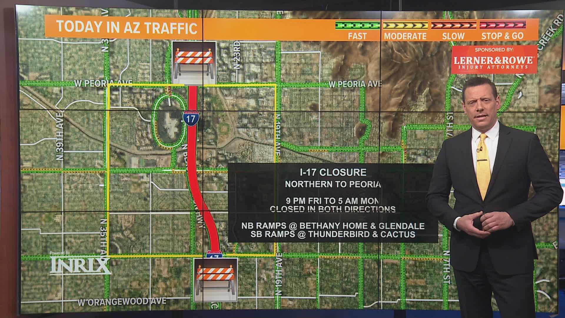 We have a breakdown of all the road closures and detours on Valley roads this weekend.