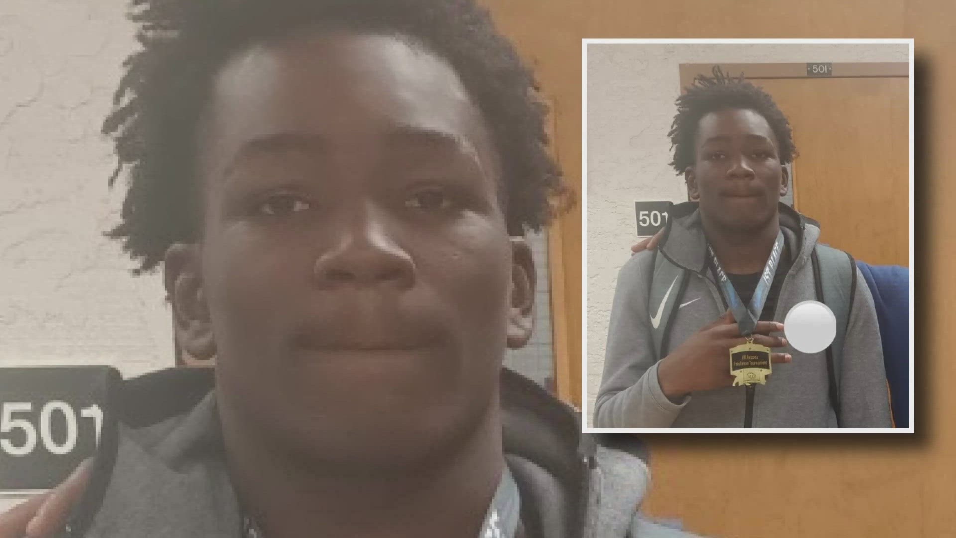 Christopher Hampton, a student at Cesar Chavez High School, went missing on the lake on July 17 and his body was found the next day at the bottom of the lake.