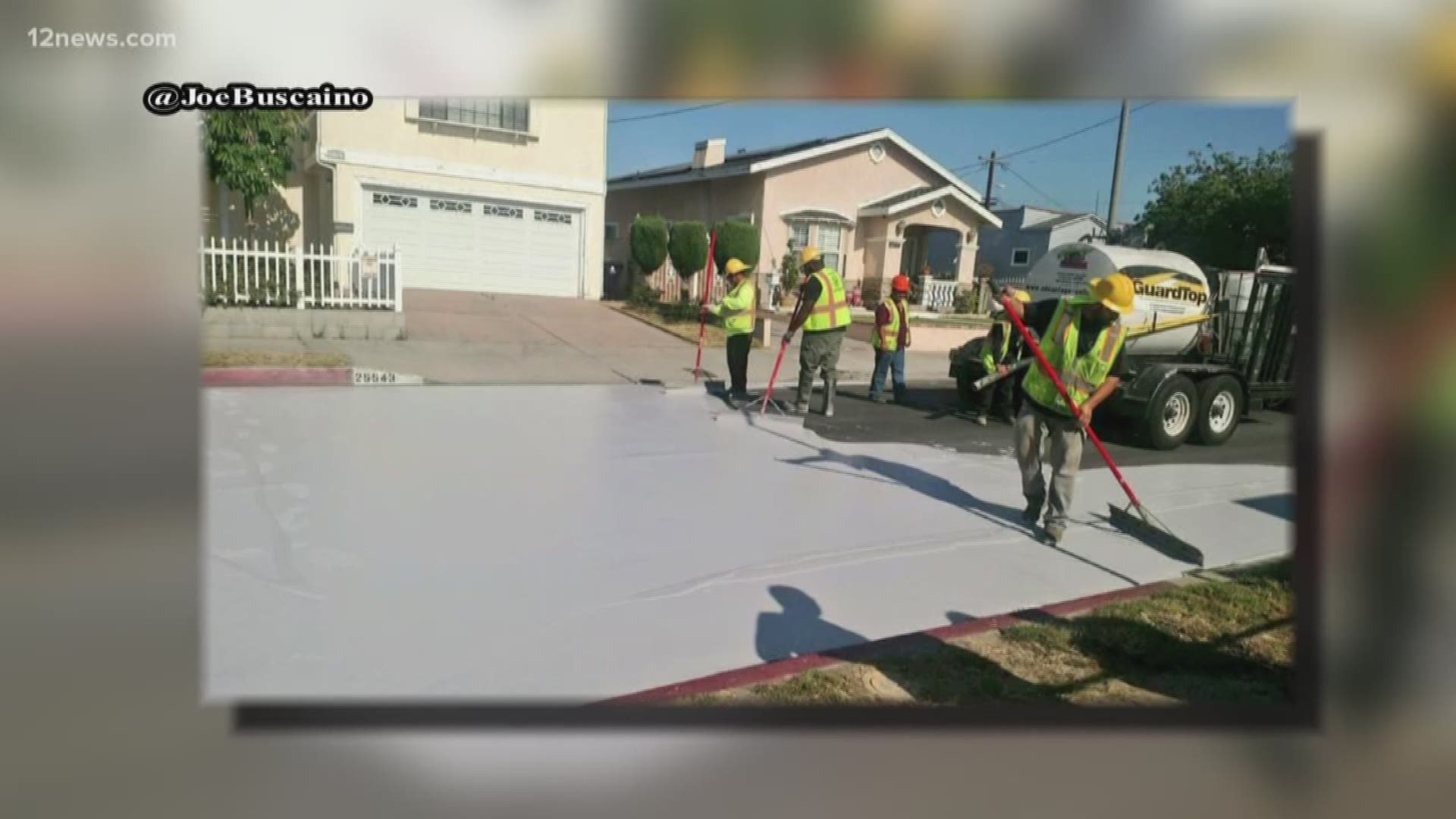Last summer, L.A. started a pilot program to lighten asphalt streets. An ASU professor says it works, but it's not the only way to beat the heat.