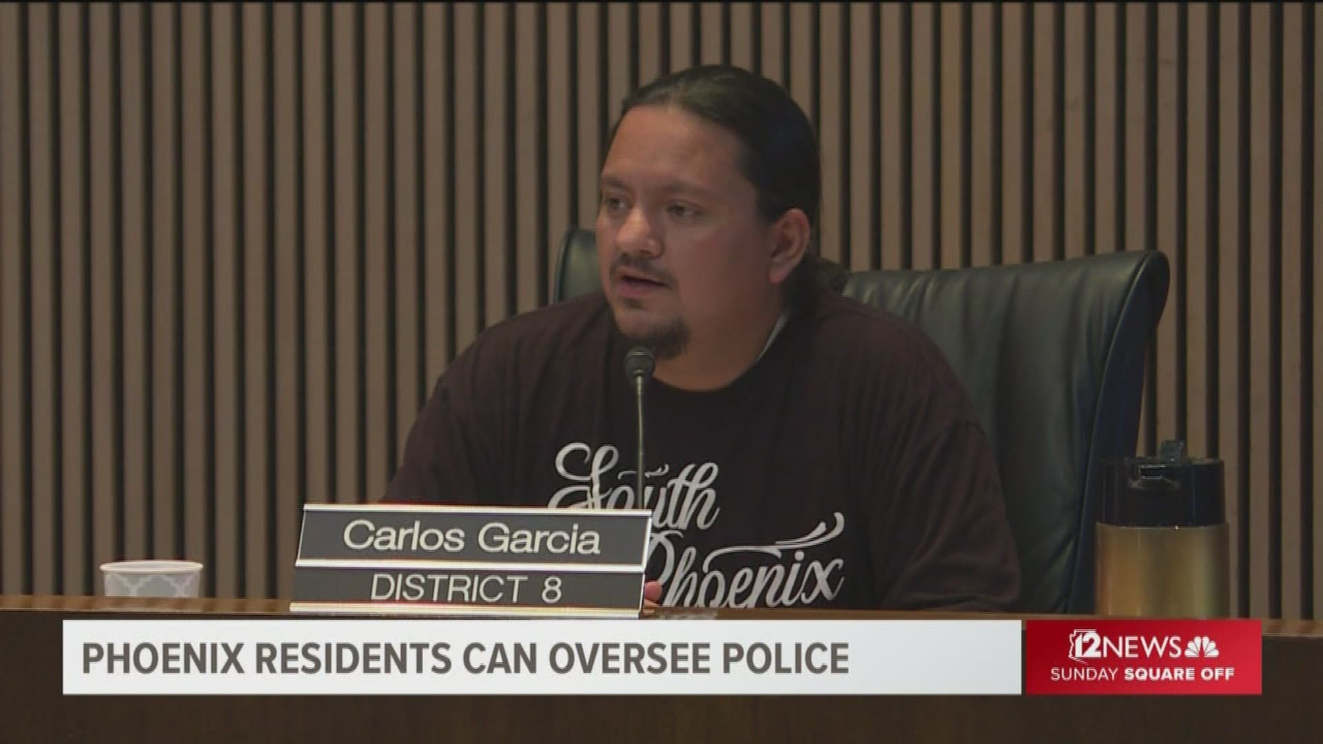 First-term Phoenix Councilman Carlos Garcia has been a frequent police critic.