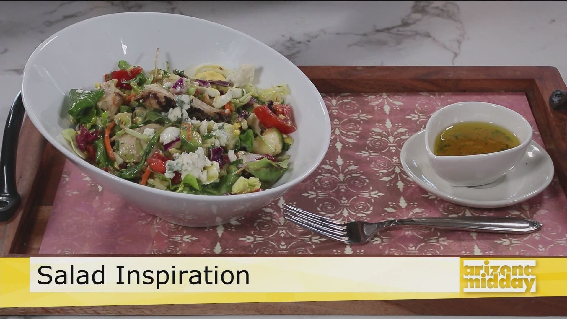 Jan D'Atri has the recipe for a salad with cilantro and lime dressing perfect for a meal!