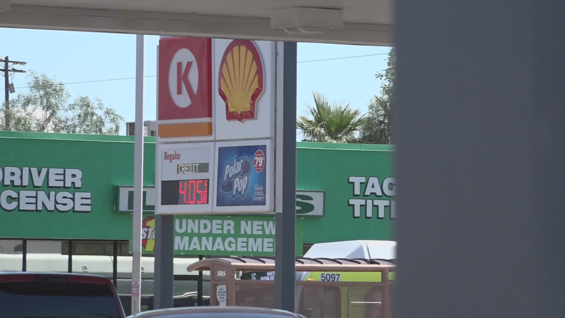 Average gas prices decreased nationally in the last week. But prices in Arizona increased and experts say it's due to issues at fuel refineries in California.