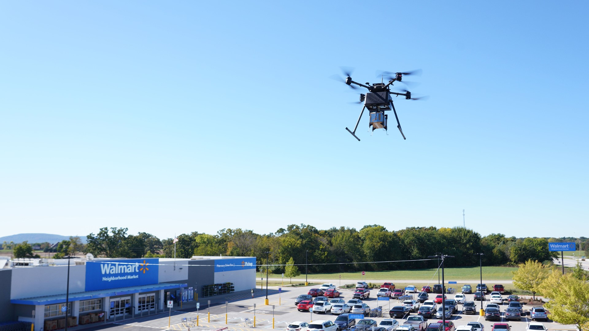 Retail giant Walmart is launching a drone delivery service at 4 stores in the Valley.