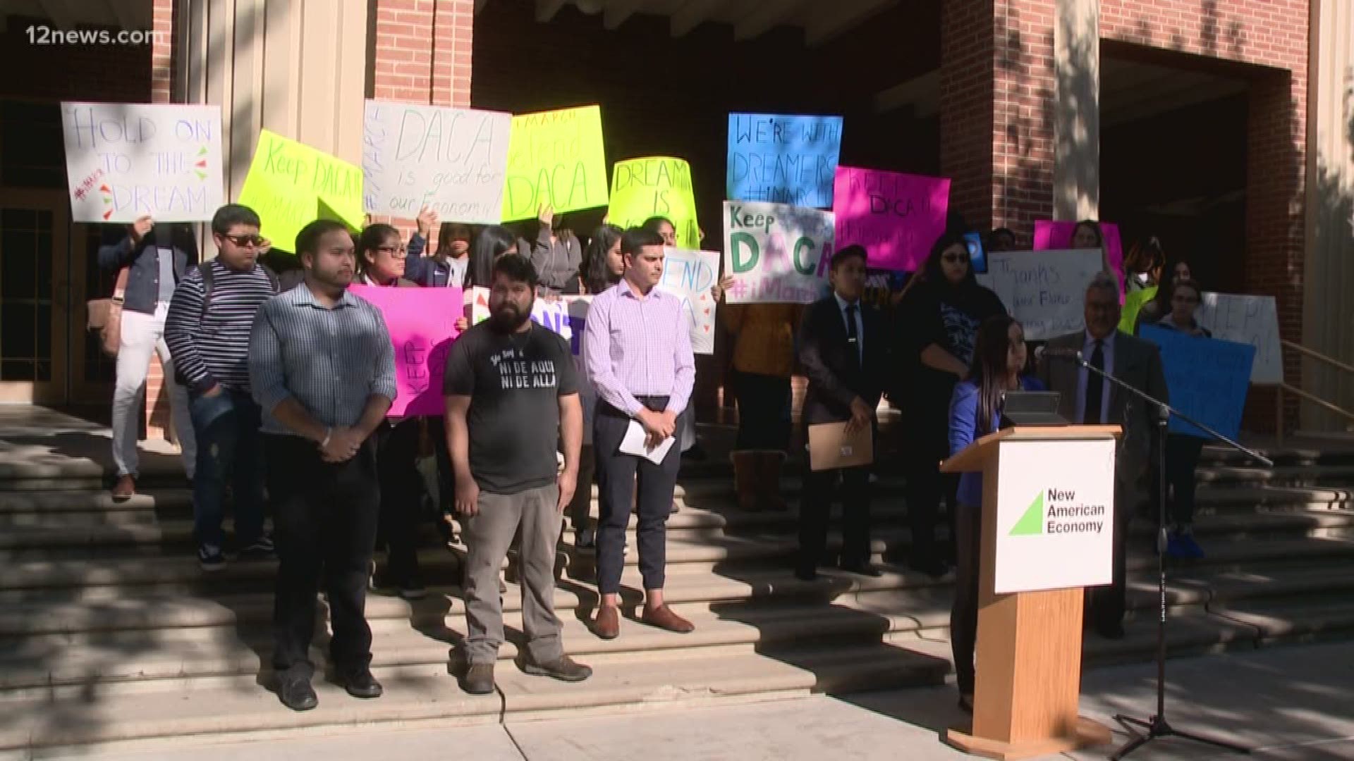 Various groups hosted a  public community forum and march as part of the "iMarch for Immigration Campaign" in support of DACA.