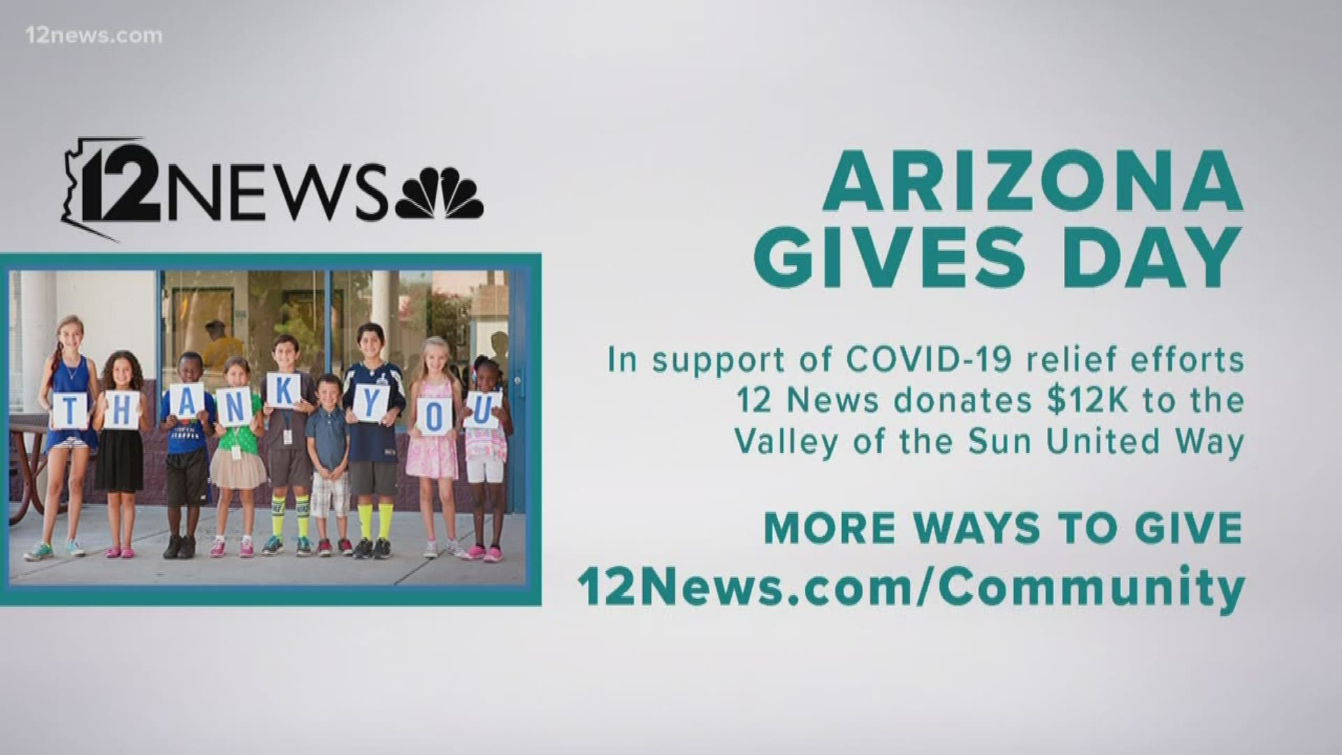 April 7th is Arizona Gives Day and 12 News is showing you how you can help and support our local nonprofits.