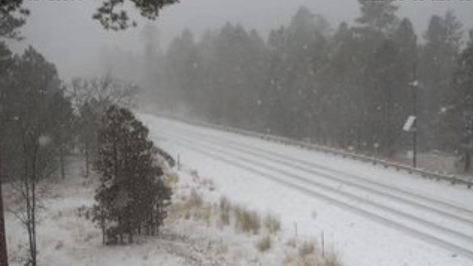 Snow, rain affecting travel in Arizona | 12news.com