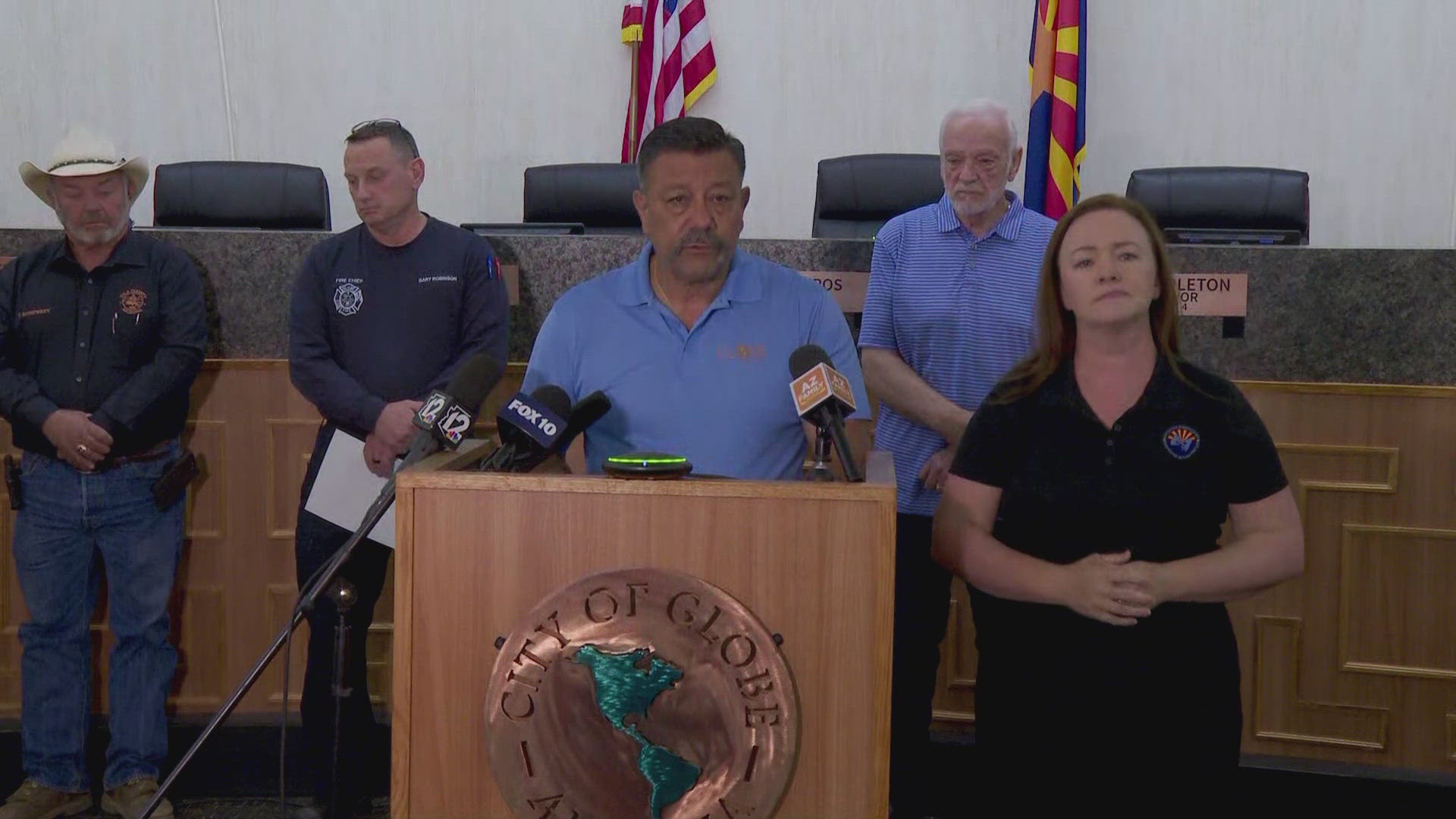 A live briefing from authorities in Gila County is letting people know how the cleanup efforts are going and how you can help.