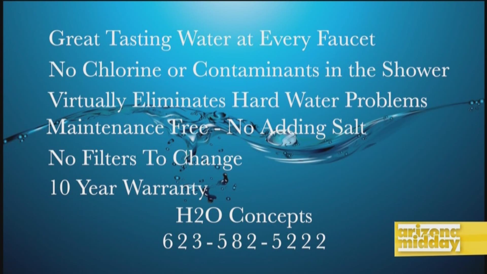 Derk Chamberlin from H20 Concepts fills us in on how to get better water quality at home