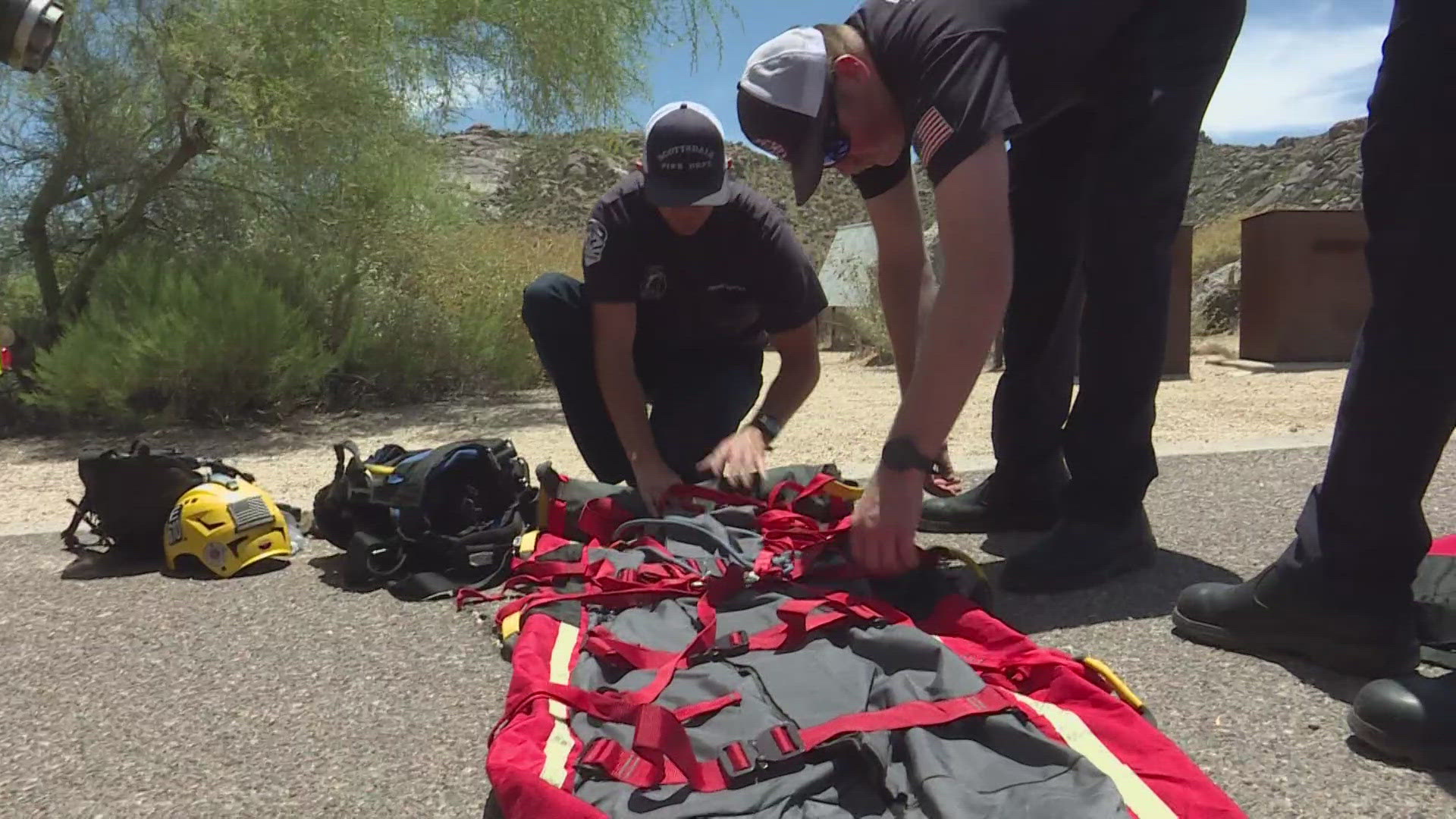 Valley firefighters are urging hikers to be prepared if they plan to go for hike in the hot weather.