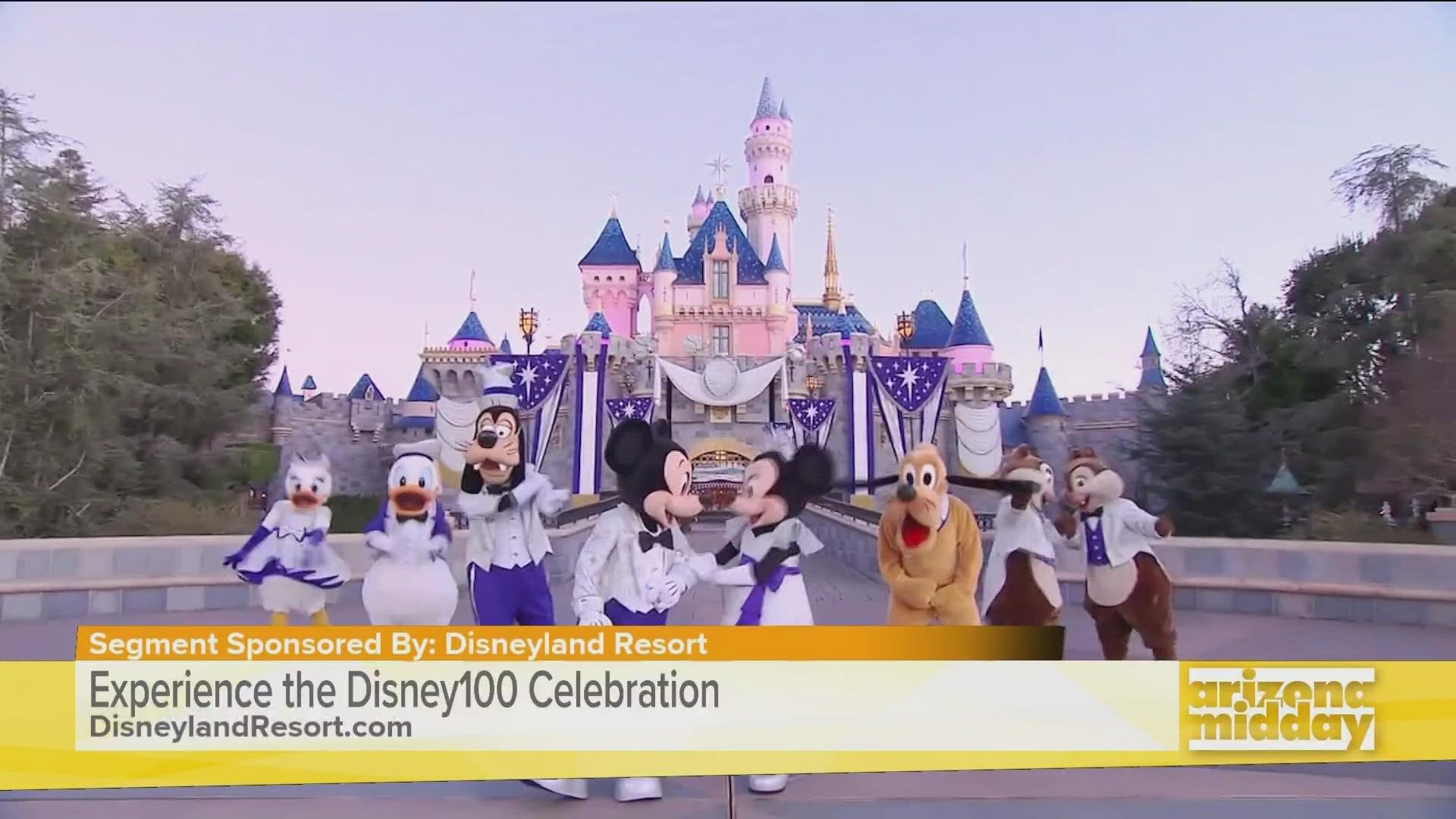 Claudia Duron Burke & Donald Duck give us a look at the dazzling delights, festive decor and nighttime shows celebrating 100 wonderous years at the Disneyland Resort