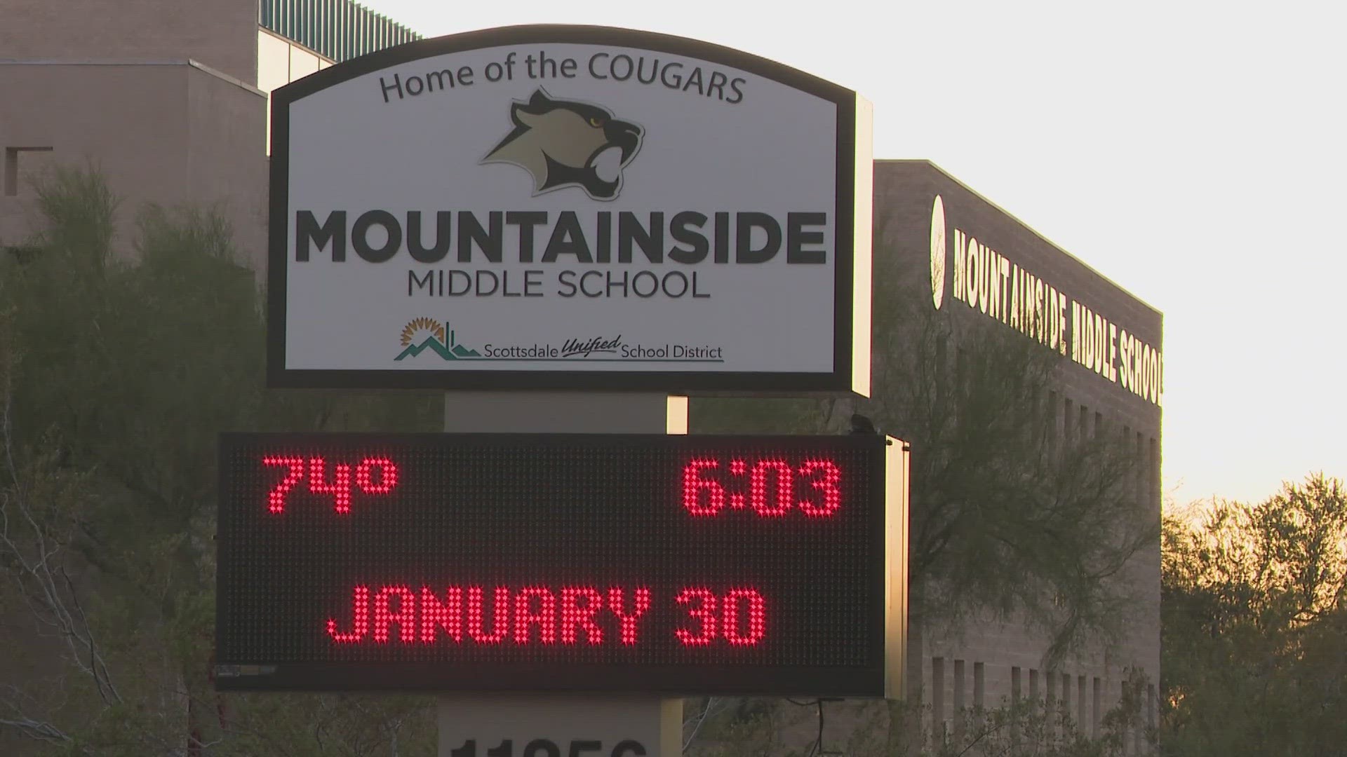 A teacher said she could get fired for talking the situation but can’t stay quiet because of the fear it's caused her, her son and countless others at the school.