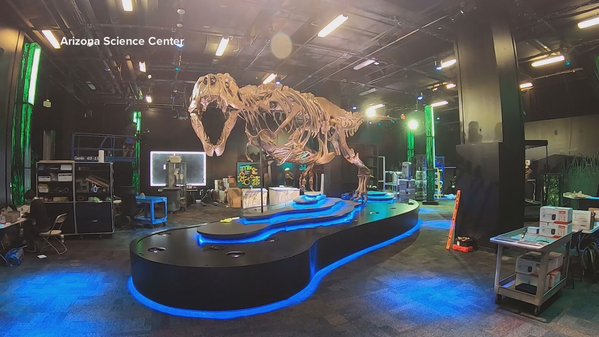 Victoria the T. Rex has come to the Valley! Watch this time-lapse video of her being put together at the Arizona Science Center.