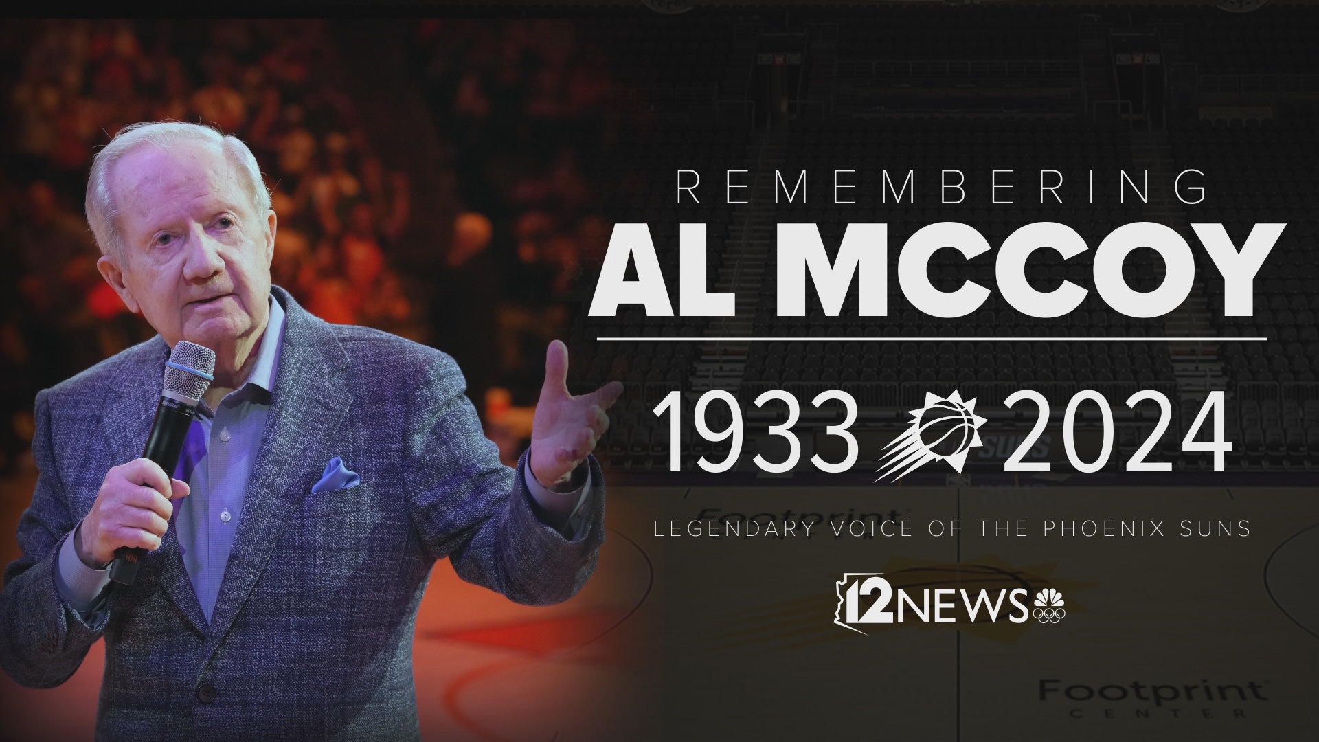 Suns broadcaster Al McCoy dies at 91 | 12news.com