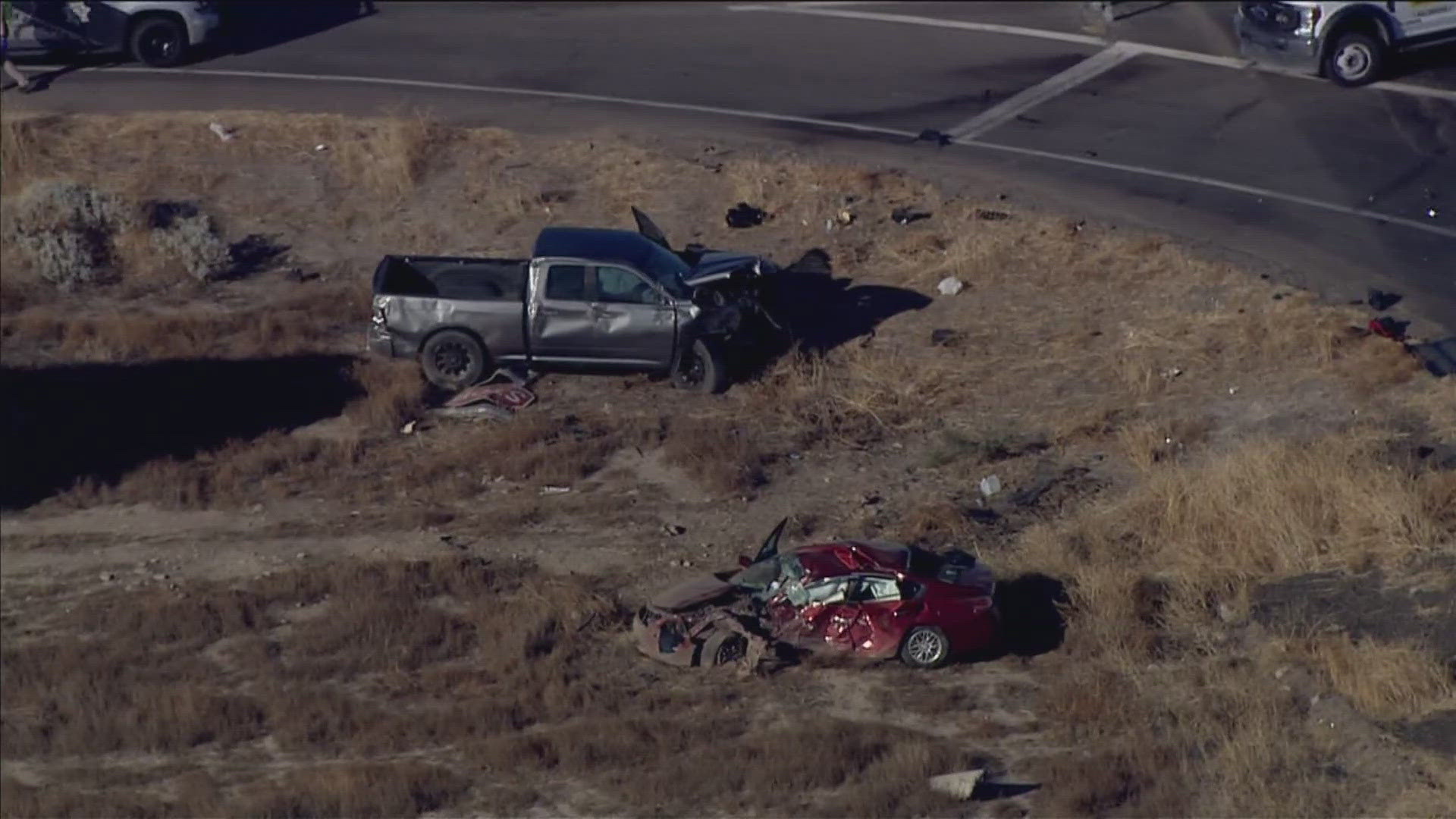 Officials with the Arizona Department of Public Safety said two cars were involved in the crash.