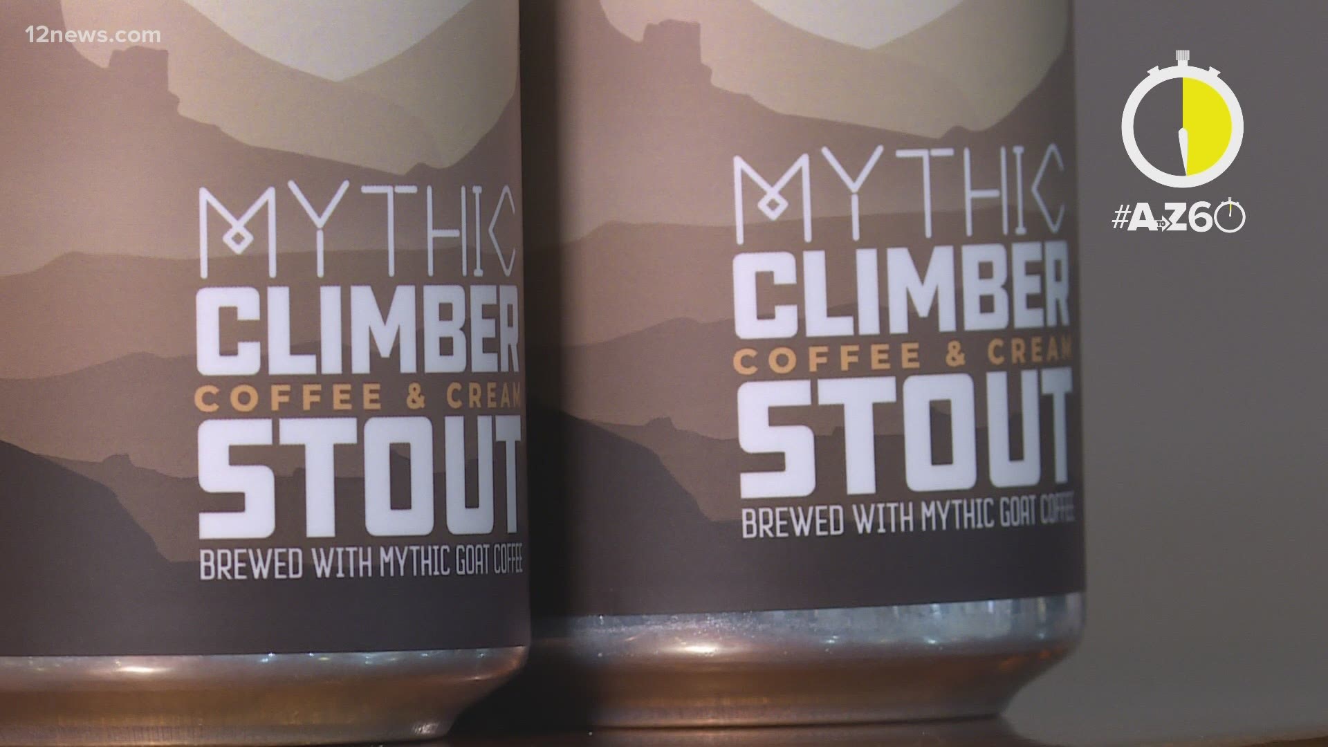 PHX Beer Co. collaborated with Mythic Goat Coffee in Tempe to create a new brew. Team 12's Jamie Kagol has your AtoZ60.