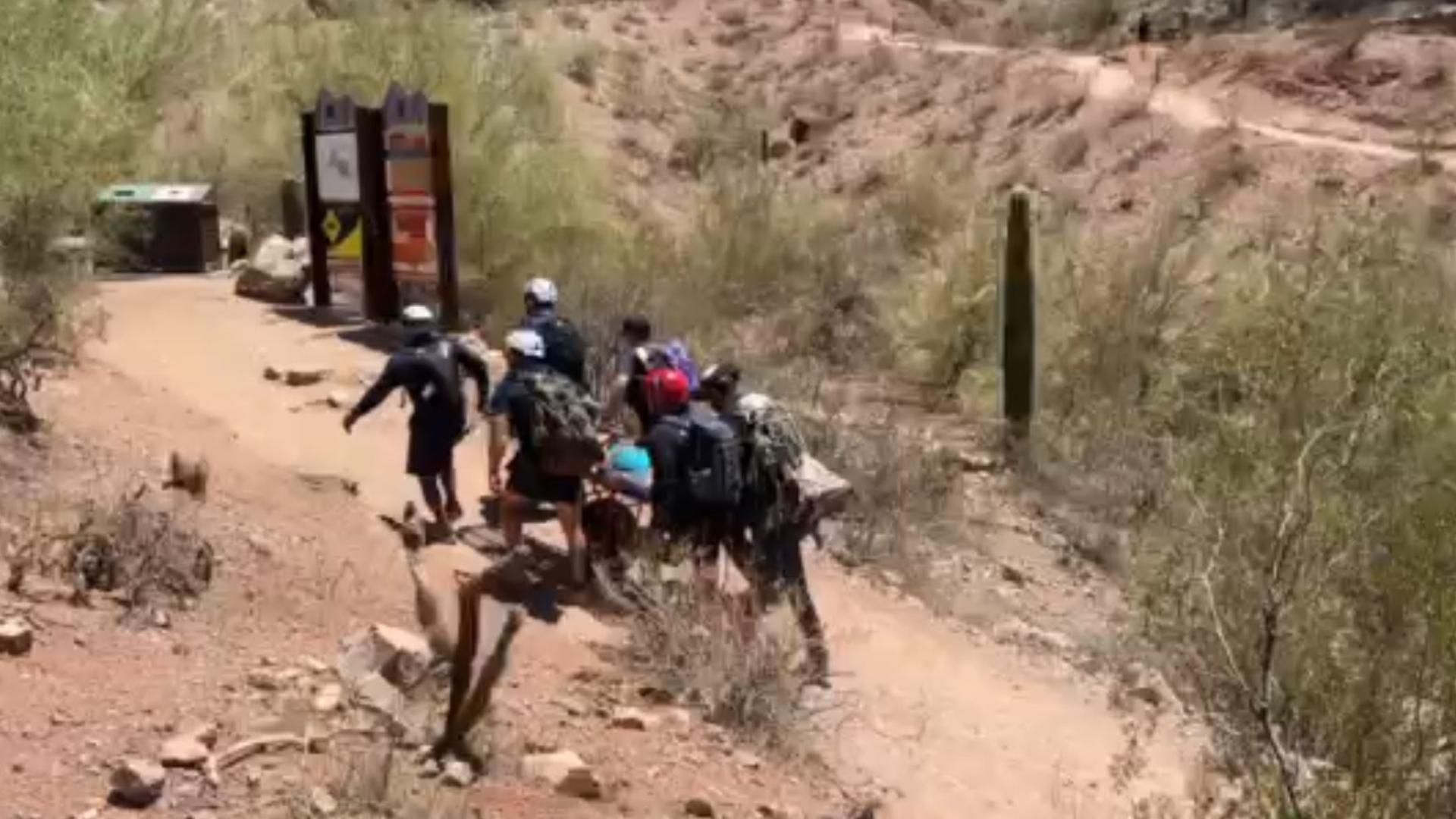 Hikers rescued from Camelback Mountain, helicopter required in rescue – KTAR News 92.3 FM