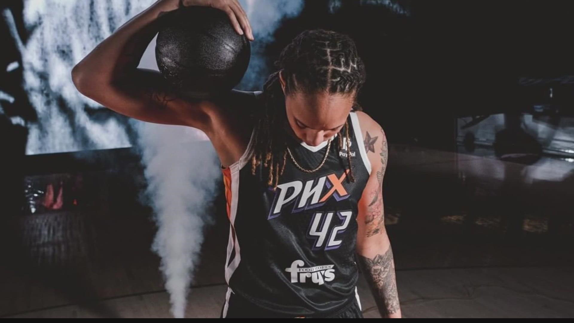 Griner was detained at an airport in February after Russian authorities said a search of her bag revealed vape cartridges containing traces of cannabis oil.