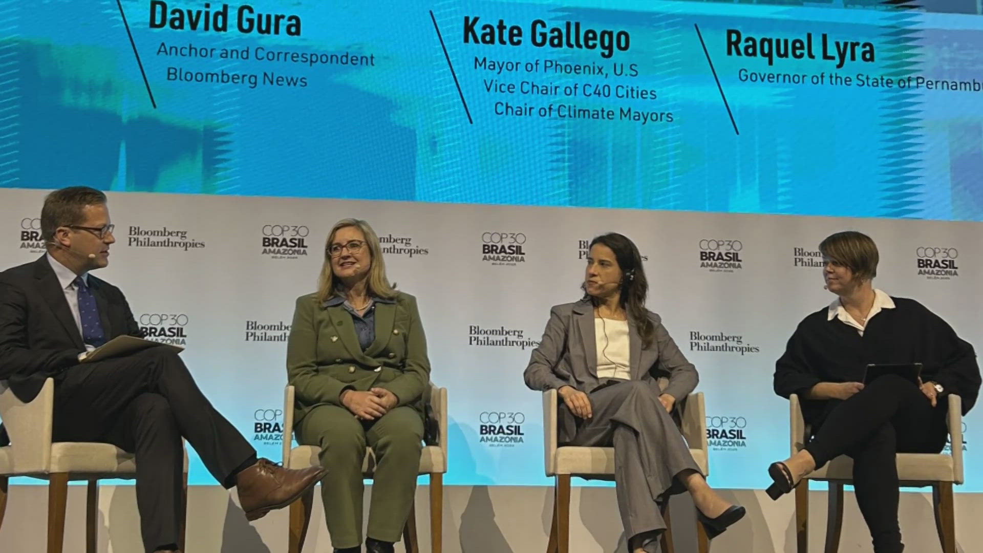Phoenix Mayor Kate Gallego is attending the world's biggest climate summit in Brazil. She is part of a delegation of dozens of mayors at the event.