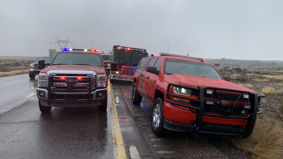 Kecelakaan rollover dilaporkan di I-17 dekat Black Canyon City