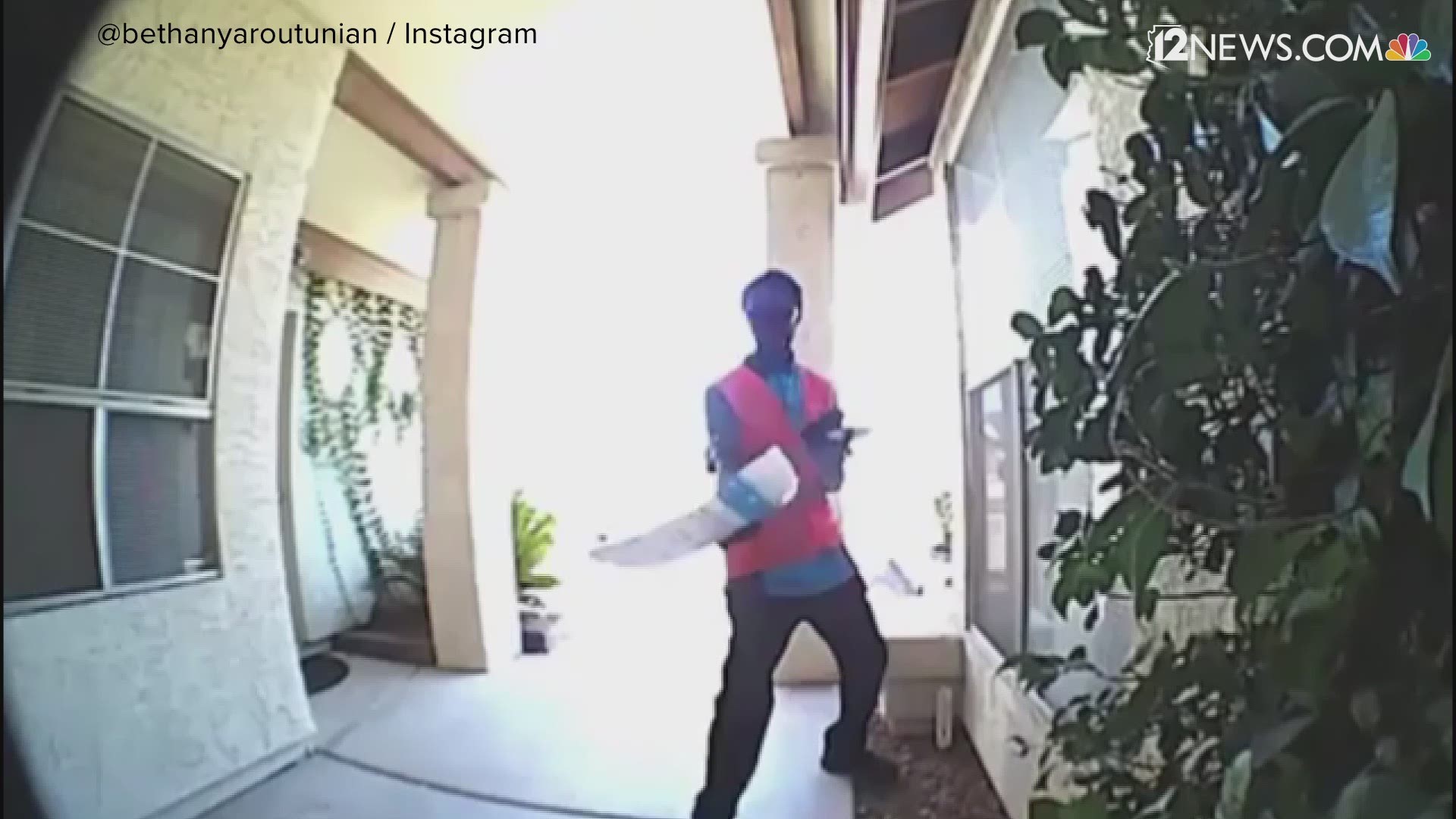 A moment caught on a doorbell camera is going viral. This Amazon driver's song and dance is making people smile.