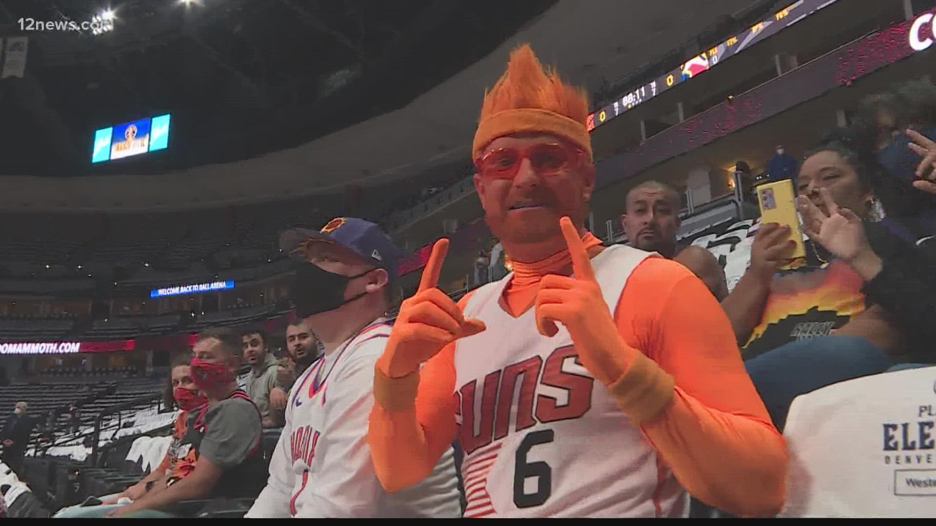 If you’ve been to a Phoenix Suns game in the last decade, you likely noticed one fan who stands out among the rest.