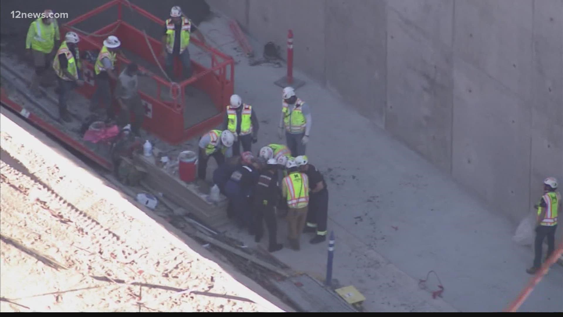 Three construction workers are hurt after a collapse at a construction site for a new Intel location. Chandler Fire says all three are in stable condition.