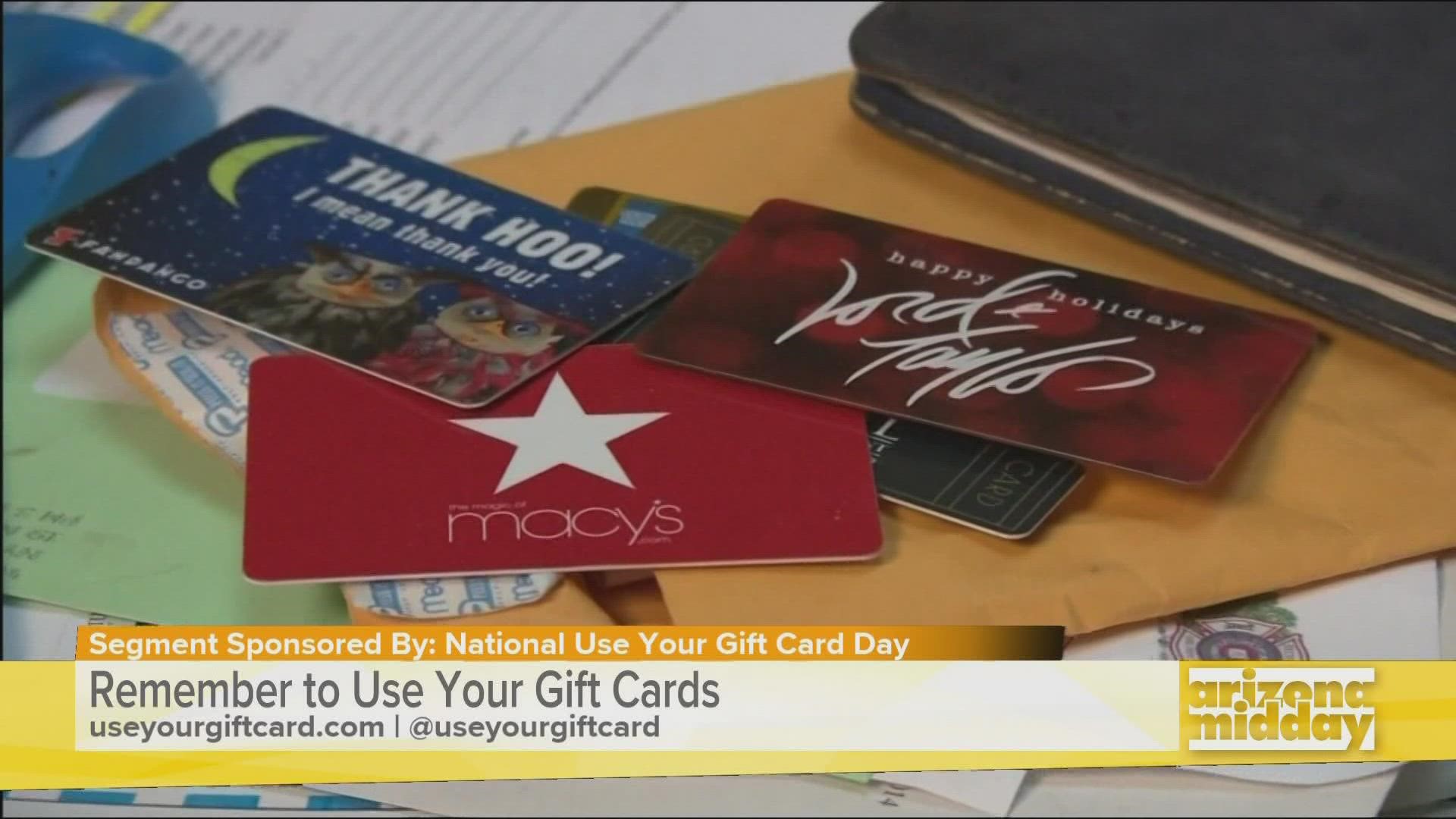 Today is National Use Your Gift Card Day! Founder Tracy Tilson explains why she created the holiday and how businesses are participating too.